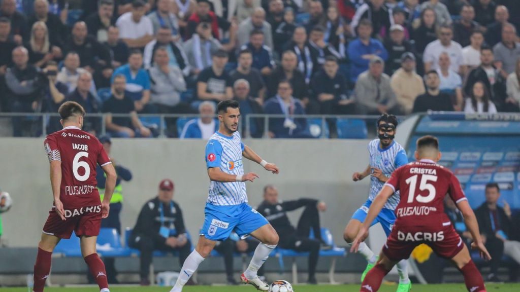 Rapid Bucureşti a pierdut acasă cu Universitatea Craiova într-un meci din etapa a şaptea din play-off-ul Superligii