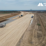 VIDEO Noi imagini cu Autostrada A7, în zona Roman - Hălăucești (intrare în Iași dispre Neamț)
