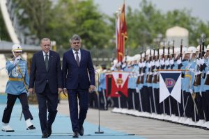 Premierul Ciolacu, primit la Palatul Prezidenţial de către preşedintele Turciei Recep Tayyip Erdogan