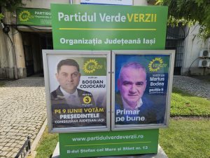 POZA ZILEI: Adversarii politici Marius Bodea (USR) și Bogdan Cojocaru (PSD) pe același afiș electoral de susținere