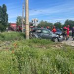 Iaşi: Accident la Târgu Frumos, între un tren şi un autoturism. Victima, un tânăr de 22 de ani – FOTO