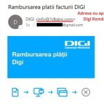Directoratul de Securitate Cibernetică: Alertă! Campanie de phishing în care se foloseşte identitatea DIGI Romania