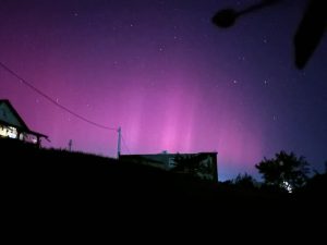 FOTO Imagini spectaculoase pe cerul Iașului, noaptea trecută: Aurora boreală