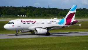 Primul avion Eurowings a aterizat în premieră pe Aeroportul Iasi