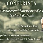 Conferința - Câteva documente privind istoria evreilor din Iași în arhivele din Franța