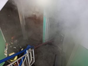 Incendiu într-un apartament din cartierul Alexandru cel Bun - FOTO