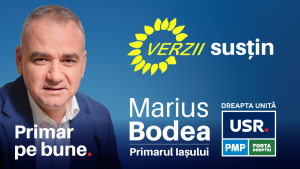 Marius Bodea, candidatul Alianței Dreapta Unită pentru Primăria Iași, este susținut și de Partidul Verde - Verzii (P)