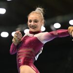 VIDEO Noua stea a gimansticii românești, fiica unei celebre campioane mondiale. Sabrina Voinea, două medalii la Campionatul European de Gimnastică