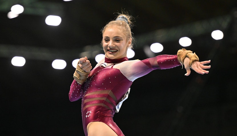  VIDEO Noua stea a gimansticii românești, fiica unei celebre campioane mondiale. Sabrina Voinea, două medalii la Campionatul European de Gimnastică