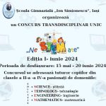 Concurs unic în județ, destinat elevilor de ciclu primar, la Școala „Simionescu”