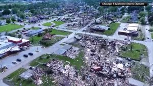 VIDEO Oraș ras de pe fața pământului de o tornadă în Iowa/SUA