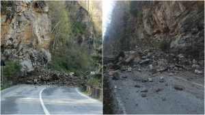 VIDEO Transalpina rămâne închisă circulației rutiere, anunță drumarii. În zonă cad pietre de pe versant