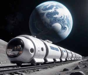 Primele căi ferate de pe Lună ar putea deveni realitate în circa zece ani
